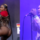 (L-R): Megan Thee Stallion performs during the Astroworld Festival on November 9, 2019 in Houston, Texas. ; Frank Ocean performs during the 2014 Bonnaroo Music & Arts Festival on June 14, 2014 in Manchester, Tennessee.